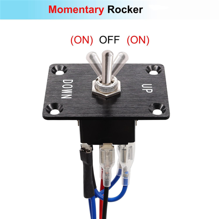 Momentary%206%20Pin%203%20Position%20(ON)-Off-(ON)UP/Down%20Polarity%20Reverse%20Switch%20Black%20Plastic,Metal%20-%20Image%202