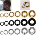 316 Stainless Steel Body Piercing Earrings Black Gold Color Spring Action Captive Bead Ring CBR 2G 4G 6G 8G 0G 00G Body Jewelry. 