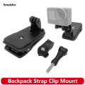 Backpack Strap Clip Mount Rotation Belt Clamp Holder For Gopro Hero 13 12 11 10 9 8 SJCAM AKASO insta360 DJI Osmo Action Camera. 