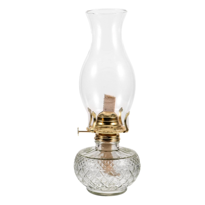 Vintage Glass Coal Lamp Rustic Oil Lamp Oil Lamps for Indoor for Indoor Use Home Decor Lighting Oil Lantern