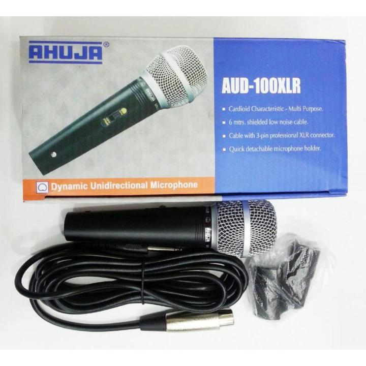 Microphone AUD -100XLR - Dynamic Corded Unidirectional Microphone, 3-Pin professional 100xlr connector