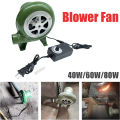 Electric Blower Fan BBQ Fan 100v 220v Suitable for Barbecue Mini Blacksmith Forges Blower with Speed Adapter AC100-240V M89B.