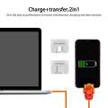 【Ready Stock+FREE Shipping+COD】New 1.2m Rogue Dog Charging Cable For IOS Type-c USB Phone Cable Dog Charger Cable Wire For HuaweiIPhoneXiaomi Data Cable Hot. 
