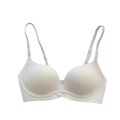 Japan seamless bra one-piece glossy light breathable gathered small bra thin comfortable underwire underwear women. 