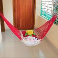 Hand Made Dulna Adult Rope Bed Hanging Dolna Use For All People Large Swing Rope Bed Rattan Dulna.