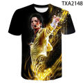 Michael Jackson 3D Print T-shirt Men Women Children Hip Hop Fashion Casual Streetwear Boy Girl Kids Printed T Shirt Cool Tops. 