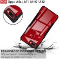 OPPO A5S Protective Black Border Crystal Clear Xundd Mobile Back Case Cover. 