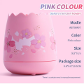 M&G Pretty Sakura Pen Holder- Pink.