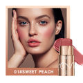 QiBest Cross Border Silky Blush Stick Brightening Pigmented Blush Stick Rouge Pen Blush Bar Cream Blush Stick. 