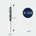 1/4Pcs White Permanent Paint Pen set for Wood Rock Plastic Leather Glass Stone Metal Canvas Ceramic Deep Hole Marker 0.7mm.