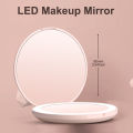 Makeup Mirror Light Mini Portable LED Light 3X Magnify Hand Hold Cosmetic Mirror Foldable Lightweight Mini Design Pocket Mirror.
