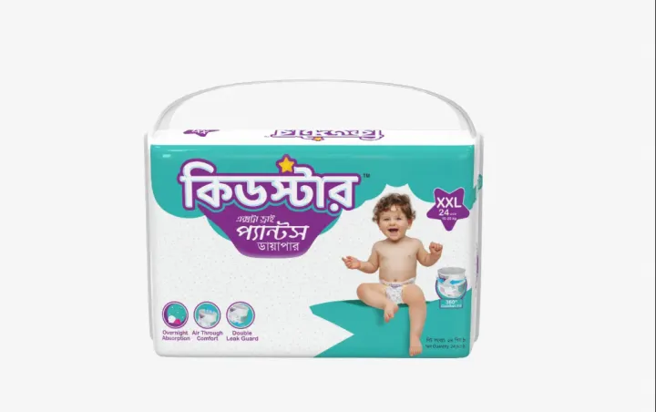 Kidstar%20Ultra%20Soft%20Baby%20Pant%20Diaper%20Extra%20Extra%20Large%20(XXL)%2024Pcs%20Pack%20(15-25%20Kg)%20for%20Kids%20Dryness,%20Safety%20and%20Comfortable%20Pampers%20-%20Image%203