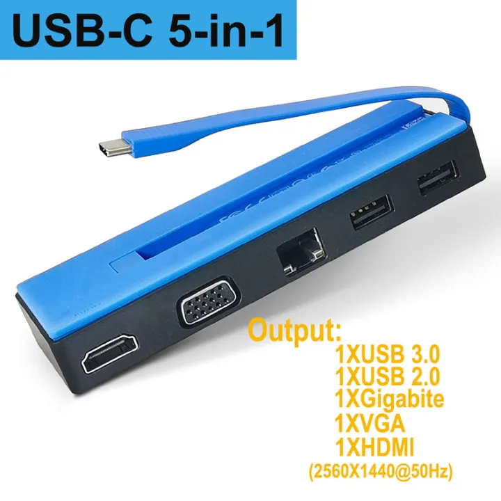 USB%20C%20Hub%20Laptop%20Display%20Docking%20Station,4-in-1%20USB%203.1%20Type%20C%20to%20HDMI%20VGA%20RJ45%20USB%203.0%20Docking%20Station%20for%20HP%20Dell%20Lenovo%20win10%20-%20Image%206