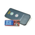 DC 5V 12V 1 Channel Remote Control Relay Module IR Smart Switch Universal Controller for Gate Garage Door open.