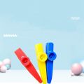 Plastic Kazoos Musical Instents with Kazoo Flute Diaphragms for Gift, Prize and Party Favors 5 Colors (10 Pieces). 