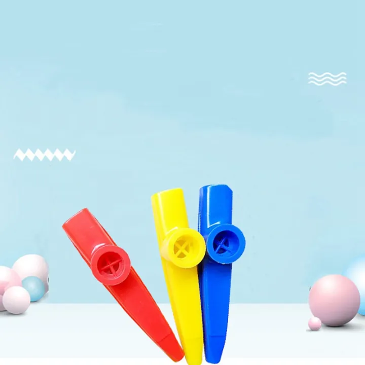 Plastic%20Kazoos%20Musical%20Instents%20with%20Kazoo%20Flute%20Diaphragms%20for%20Gift,%20Prize%20and%20Party%20Favors%205%20Colors%20(10%20Pieces)%20-%20Image%207