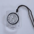 Multifunctional Outdoor Equipment Portable Compass Map Scale Ruler for Hiking Camping.