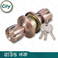 Premium Quality Round Lock High Security Antique Color New Kamranga Model Universal Wooden Door Lock. 
