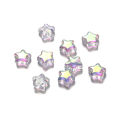 St.kunkka 10-30pcs 8mm Glass Five-pointed Star Beads Gilt Star Beads for DIY Bracelet Necklace Jewelry Making. 