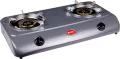 Gazi Gas Stove Stainless Steel Double Burner HTG-2090A NG or LPG. 