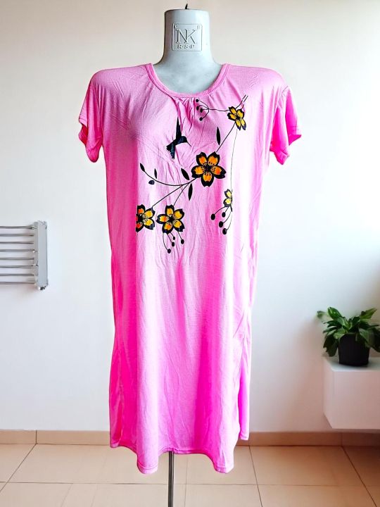 Casual%20Use%20Cotton%20Short%20Sleeve%20T-shirt%20For%20Ladies/Teenager%20-%20Image%206