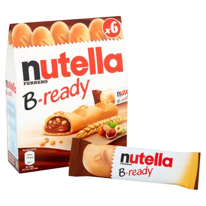 Nutella B-Ready Wafer Filled with Nutella 6X 132gm