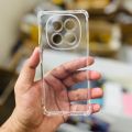 For Xiaomi Redmi Note 14 Pro plus Premium Silicone Case Crystal Clear Soft TPU Ultra-Thin Transparent Flexible Protective Mobile Phone Back Cover Note 14 Pro+.