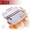 Fireproof Document Bag,Waterproof and Fireproof Money Bag with Zipper. 