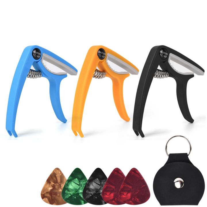New%20Guitar%20Capo%20for%20Acoustic%20and%20Electric%20Guitars%20-%205%20Picks%20Guitar%20Accessories,Blue%20-%20Image%207