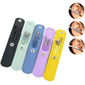 6 pieces Ear Pick Set - Portable Stainless Steel with Leather Case. 