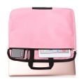 WENQI Office Supplies Files Bag Filing Products Double Layers Canvas Bag School Stationery With Handle Zipper A4 Document Bag Business Handbag File Holder Document Filing Bags. 