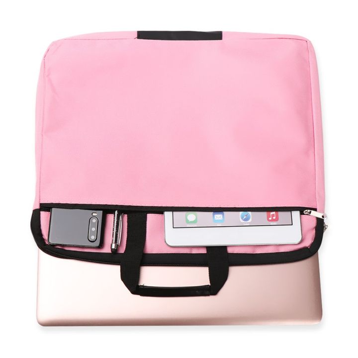 WENQI%20Office%20Supplies%20Files%20Bag%20Filing%20Products%20Double%20Layers%20Canvas%20Bag%20School%20Stationery%20With%20Handle%20Zipper%20A4%20Document%20Bag%20Business%20Handbag%20File%20Holder%20Document%20Filing%20Bags%20-%20Image%203