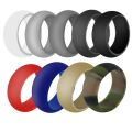 MECYLIFE Silicone Wedding Ring For Men Engagement Rubber Band Ring Fashion Men's Women's Silicone Ring.