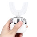 U Shaped Rechargeable Electric Toothbrush, Ultrasonic U Shaped Toothbrushes Silicone ABS Material for Adults for Business Trip for Travelling for Home.