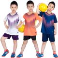 Kids Football Jersey tracksuit Child Soccer Sports Uniforms girls Play Ball Sportswear Kits vest children's football suit. 