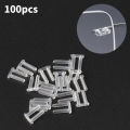 100Pcs/Set Double Rubber Plug For Frameless Glasses Spare Buckle For Prescription Glass Glasses Equipment Accessories Tetuo.