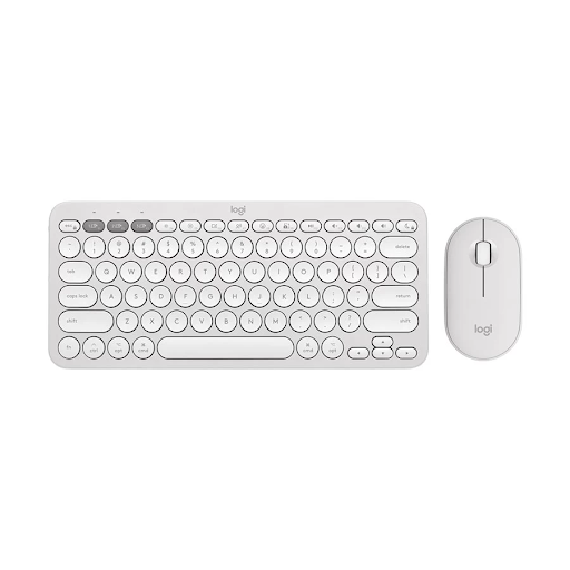 Logitech Pebble 2 Tonal White Bluetooth Keyboard & Mouse Combo #920-012188/920-012201