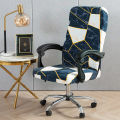 New Geometry Office Computer Chair Cover Elastic Stretch Removable Office Chair Covers Anti-dirty Rotating Chair Slipcover M/L. 
