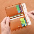 Convenient Two-in-one Card Bag Minimalist Bank Card And Driver's License Wallet Lightweight Card And License Wallet Portable Card And ID Holder Compact Card Bag With Buckle. 