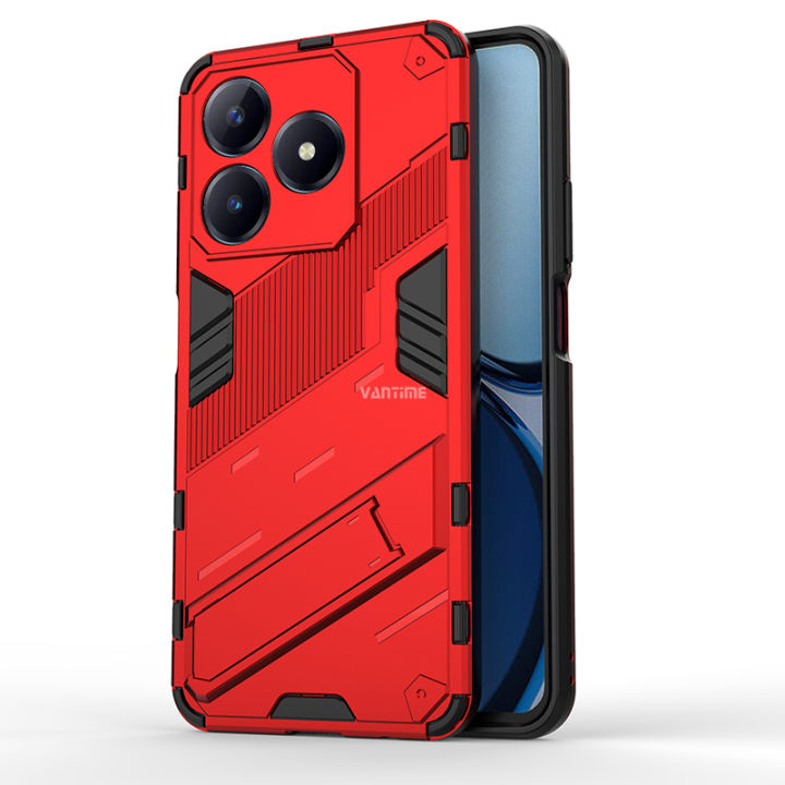 Vantime%20for%20Realme%20C63%20/%20C61%204G%20Armor%20Case%20Kickstand%20Shockproof%20Matte%20Back%20Hard%20Cover%20-%20Image%204