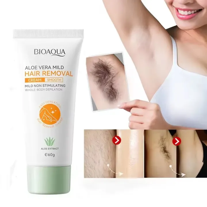 BIOAQUA%20Aloe%20Vera%20Mild%20Non%20Stimulating%20Hair%20Removal%20Cream-%2060g%20-%20Image%204