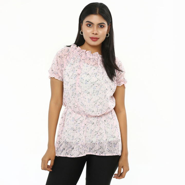 Ladie's Soft & Comfortable Stylish Short Tops