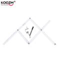 Hot 34cm Scale Drawing Ruler Artist Pantograph Folding Measure Ruler Reducer Enlarger Tool Art Craft For Office School Supplies.
