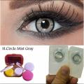 Bella Contact Lens- highlight circle mist gray. 