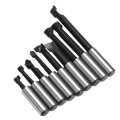 13 Pcs/Set Boring Head CNC Milling Tools F1-12mm 50mm Rough Heads + MT3 -M12Morse Shanks w/10-125mm Bars Cutters Machine. 