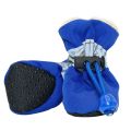 4pcs Winter Puppy Socks Waterproof Anti-slip Warm Dog Shoes Footwear Rain Snow Boots Pet Shoes. 