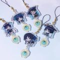 Genshin Impact 17 Styles Wanderer Scaramouche Acrylic Keychain For IPhone/Xiaomi/Huawei Mobile Phone Case Key Chain Cover Hang. 