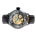 SH 9528 Men's Mechanical Watch with Round Alloy Dial Faux Leather Strap Relojes Hombre 2015 Man Watches Relogio Masculino. 