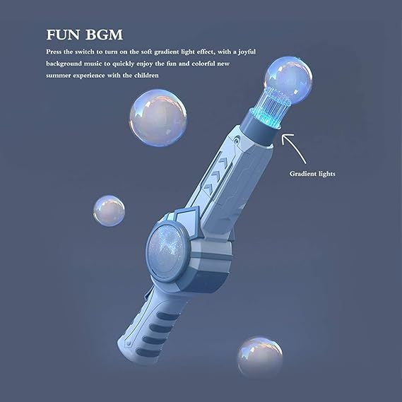 Bubble Machine Automatic Magic Smoke Bubble Machine Kids Heart Toy Birthday Gift with Bubble Water Bubble  Wedding, Indoor and Outdoor