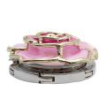Rose Flower Pattern Portable Folding Table Hook Clasp Purse Bag Handbag Hooks Hanger Holder. 